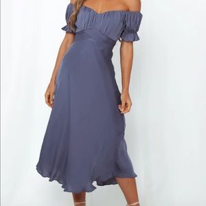 Hello Molly SKY CHILD MAXI DRESS MIDNIGHT BLUE size small NWT